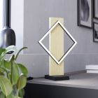 Dřevěná stolní lampa designová, Annebel, 13W, LED 3000 K