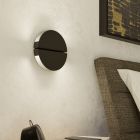 Nerezové Oceli moderní nástěnné světlo černé, Patricius, 4,5W, LED white switch, IP44