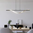 Plastové designové závěsné světlo mosazné, Cunera, 20W, LED nastavitelný od teplé po studenou bílou, s 3stupňovým stmíváním