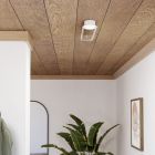 Ocelové designové stropní svítidlo bílé, Constance, 24W, LED white switch