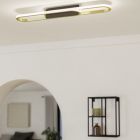 Hliníkové designové stropní svítidlo zlaté, Crijn, 20W, LED white switch