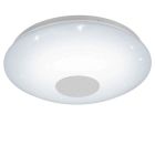 Plastové stropní svítidlo bílé, Barbera, 30W, LED nastavitelný od teplé po studenou bílou