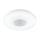 Plastové moderní stropní svítidlo bílé, Carmela, 24W, LED 3000 K