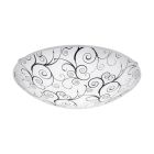 Skleněné stropní svítidlo bílé, Bennet, 11W, LED 3000 K