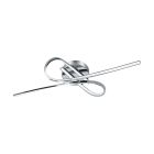 Hliníkové designové stropní světlo chromové, Tinus, 10W, LED 3000 K