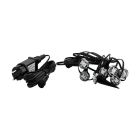 Plastové zahradní bodové osvětlení průhledné, Vanja, 3W, LED 3000 K, IP65