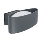 Hliníkové moderní venkovní světlo antracité, Kawita, 10W, LED 3000 K, IP44