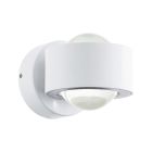 Hliníkové moderní venkovní světlo bílé, Lyn, 2W, LED 3000 K, IP44