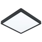 Ocelové stropní svítidlo černé, Pascale, 20W, LED 4000 K