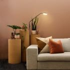 Moderní stojací čtecí lampa černá, Salvador, 5W, LED 3000 K, s vypínačem