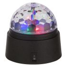 Vícebarevné disko osvětlení plastové, Laurin, 0,6W, RGB LED, s vypínačem