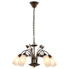 Kovové klasické závěsné světlo rezavé, Vicara