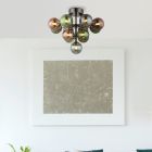 Skleněné designové stropní svítidlo vícebarevné, Gerke