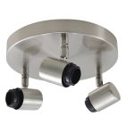 Hliníkové stropní svítidlo stříbrné, Rika