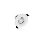 Skleněný downlight bílý, Rexe, 6W, LED 3000 K, IP65