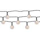 Solární kabelové zahradní osvětlení 30 LED teplá bílá