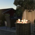 LED lední medvědi s mašlí, 3D vánoční motivy - sada 5 kusů, pro vnitřní i venkovní použití