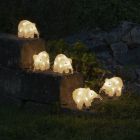 5 LED slonů, pro vnitřní i venkovní použití