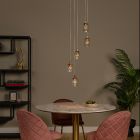 Průhledné závěsné světlo moderní, Berliane, 4W, LED 2700 K