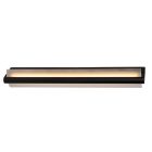 Černé nástěnné světlo do koupelny moderní, Wanda, 19W, LED 3000 K, IP44