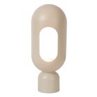 Taupe stolní lampa moderní, Barris, s vypínačem