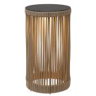 Taupe nabíjecí stojací lampa moderní, Pingi, 3W, LED 3000 K, IP44, s 3stupňovým stmíváním