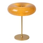 Taupe stolní lampa retro, Sentino, s vypínačem