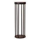 Černá solární venkovní lampa stojací moderní, Jackson, 2W, LED 2700 K, IP65, s 3stupňovým stmíváním