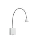 Bílé nástěnné světlo moderní, Buddy, 3W, LED 4000 K, s vypínačem