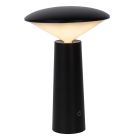 Černá venkovní stolní lampa moderní, Jive, 4W, LED nastavitelný od teplé po studenou bílou, IP44, s vypínačem