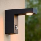 Antracité venkovní nástěnné světlo se senzorem pohybu moderní, Texas, 6W, LED 3000 K, IP54