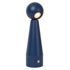 Modrá nabíjecí stolní lampa moderní, Ipsos, 3W, LED dim to warm, s dotykovým stmívačem