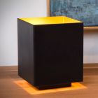 Černá stolní lampa moderní, Suzy, s vypínačem
