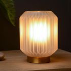 Bílá stolní lampa klasická, Sueno, s vypínačem