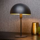 Černá stolní lampa moderní, Siemon, s vypínačem
