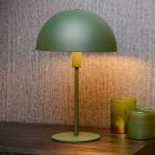 Zelená stolní lampa moderní, Siemon, s vypínačem