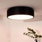 Černé stropní světlo moderní, Talowe, 30W, LED 3000 K