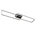 Černé stropní světlo moderní, Arianne, 23W, LED white switch