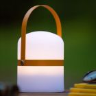 Bílá venkovní stolní lampa moderní, Little Joe, 3W, LED 2700 K, IP44, s vypínačem