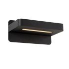 Černé nástěnné světlo moderní, Atkin, 5W, LED 2700 K, s vypínačem