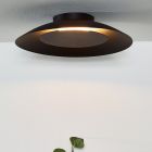 Černé stropní světlo moderní, Foskal, 12W, LED 2700 K
