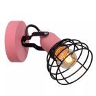 Růžová nástěnná lampa do dětského pokoje moderní, Paulien