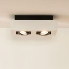 Bílé přisazené stropní svítidlo moderní, Xirax