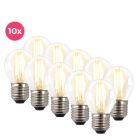 Balení 10 stmívatelných LED žárovek Melchis E27, 4W teplá bílá