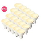 Balení 20 stmívatelných bílých LED žárovek GU10 Antonie, 5W, teplá bílá