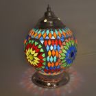 Orientální stolní lampa vícebarevná, Sabri
