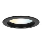 Černý downlight hliníkový, Otmar, 12W, LED white switch, IP22