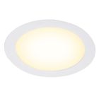 Bílý downlight hliníkový, Umbriel, 24W, LED 3000 K, IP44