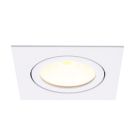 Hliníkové podhledové světlo bílé, Laom, 6W, LED 2700 K, IP22