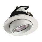 Bílý downlight hliníkový, Anjuli, 20W, LED white switch